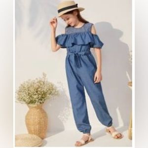 Cold shoulder Jumpsuit 10-12